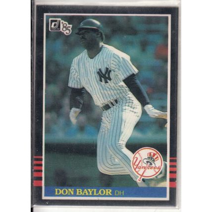 1985 Donruss baseball card 173 Don Baylor