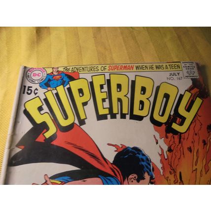 1970 - SUPERBOY # 167 - Neal Adams Cover!! DC Comics! $8.00 OBO!!