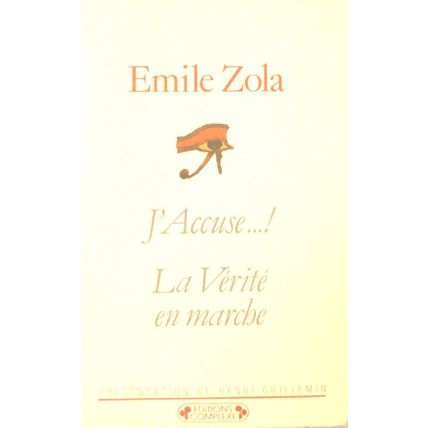 RARE J'ACCUSE & LA VERITE EN MARCHE de/by EMILE ZOLA EN FRANCAIS FRENCH VERSION