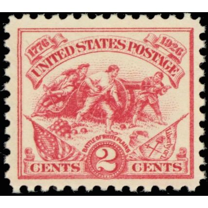 Scott 629 1926 Hamilton’s Battery Battle of White Plains Stamp Mint VF NH