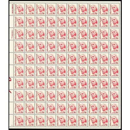 John Harvard Minister 56 Cent Sheet of 100 Postage Stamps Scott 2190