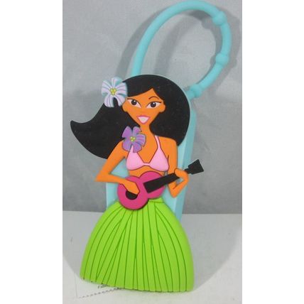Bath & Body Works PocketBac Hand Sanitizer Holder Hawaiian Hula Girl