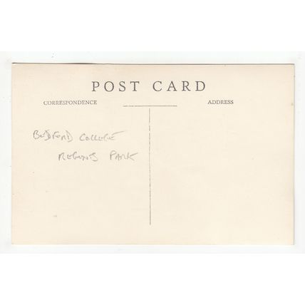The Library Bedford College Regents Park London Postcard