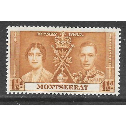 MONTSERRAT KG6 1938 SG99 MINT 1937 CORONATION