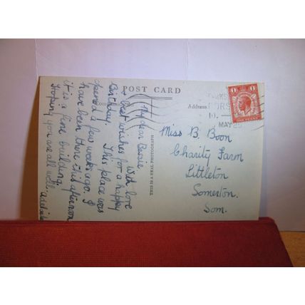 THE NEW PAVILION, BOURNEMOUTH, DORSET used vintage postcard RP 1929 pm =