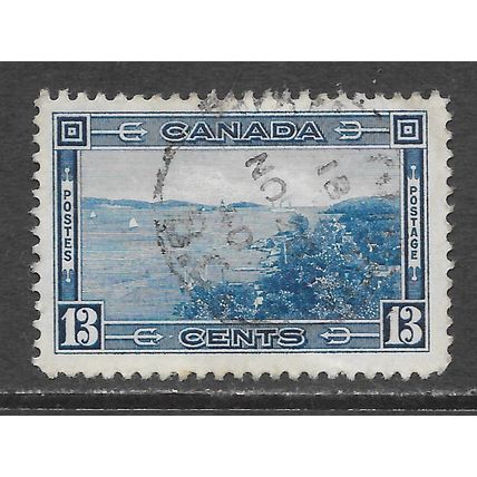 CANADA 1937 13c HALIFAX HARBOUR USED SG364 364 SG