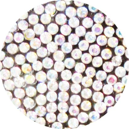 Star Jewelled Iron On Patch 6cm x 6cm Silver Clear Back Applique Motif P568