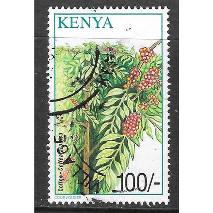 KENYA 2001 COFFEE BEANS PLANT 100/- USED