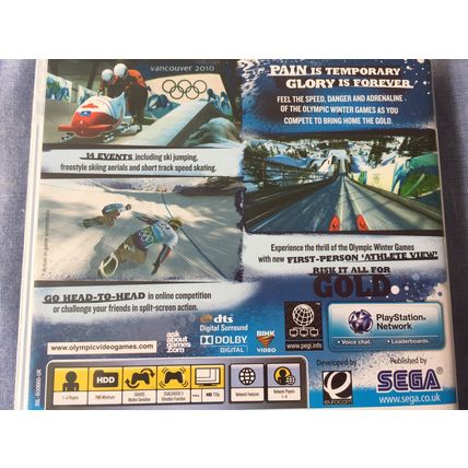 Vancouver 2010 (Sony PlayStation 3 Winter Olympics Game) PS3 skiing snowboarding