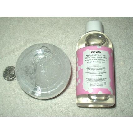 ELLEN TRACY SWEET PEONY ULTRA EXFOLIATING BODY SCRUB 4OZ & ULTRA BODY WASH 7.2OZ