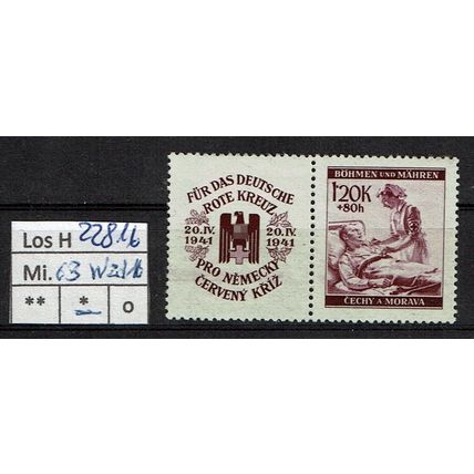 Los H22816: Böhmen & Mähren Mi. W Zd 16 **