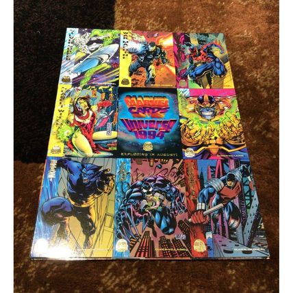 LOT of 5 Uncut Non-Sport Sheets Assorted from 1994-95 Marvel, Beavis & ButtHead