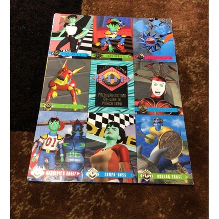 LOT of 5 Uncut Non-Sport Sheets Assorted from 1994-95 Marvel, Beavis & ButtHead