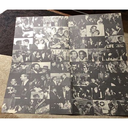 Sammy Davis Jr. Now 1972 Record Album Cover opens up to Large Poster Vinyl