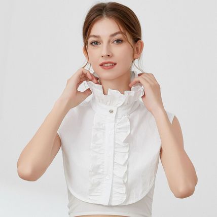 Women False Half Collar Fake Shirt Blouse Ladies Peter Pan Detachable Collars