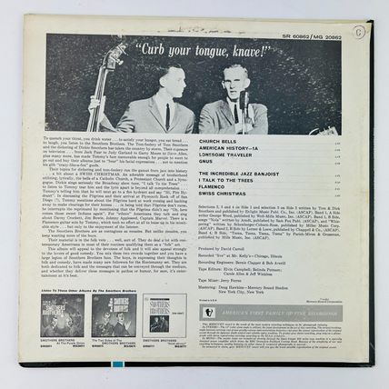 The Smothers Brothers – Curb Your Tongue, Knave! Vinyl LP Record Album MG-20862