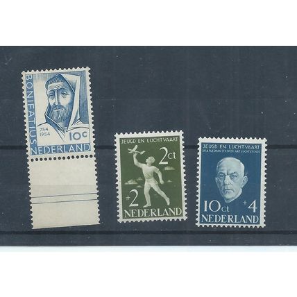 Netherlands stamps. 1954 National Aviation Fund & St. Boniface MNH (AC507)
