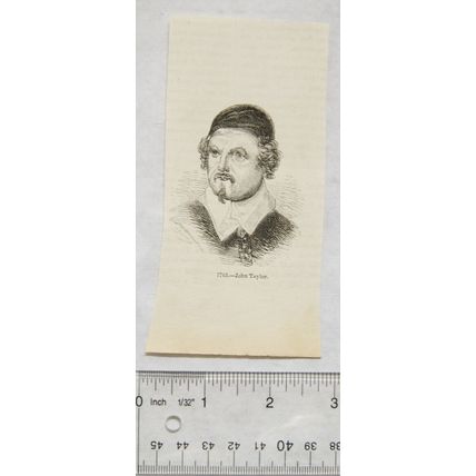 1860s engraving - John Taylor