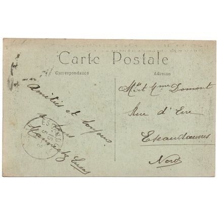 PRINTED POSTCARD OF VICTORY PARADE ARC DE TRIOMPHE PARIS 14th.JULY 1919 (4267)