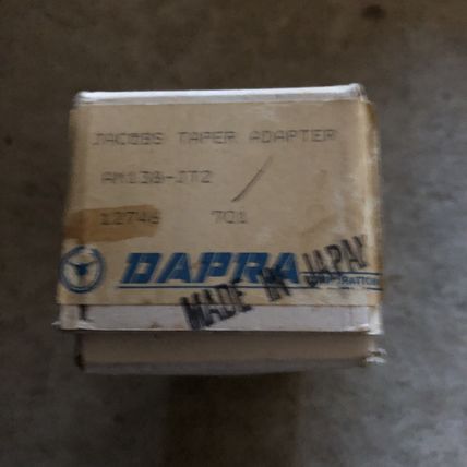 NEW DAPRA AM138-JT2,SHOWA AM138-JT2 #2 JACOBS TAPER ADAPTER,AN