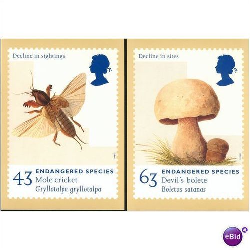 GB PHQ's mint set 1998 - Endangered Species x 6