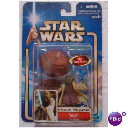 STAR WARS ' SAGA COLLECTION ' YODA JEDI MASTER figure (blue carded)
