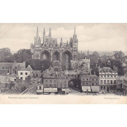 Peterborough & Cathedral Cambridgeshire Postcard(CAM72001)