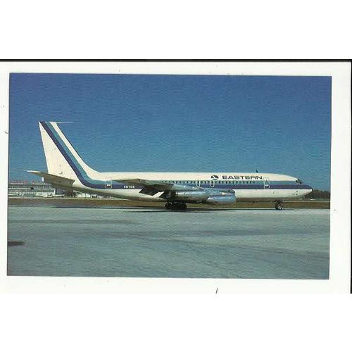 Aviation EASTERN BOEING 720-025 Postcard by AeroGem (0502)