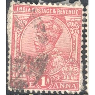 India 1911 - SG 161 - KGV 1a red - used 2