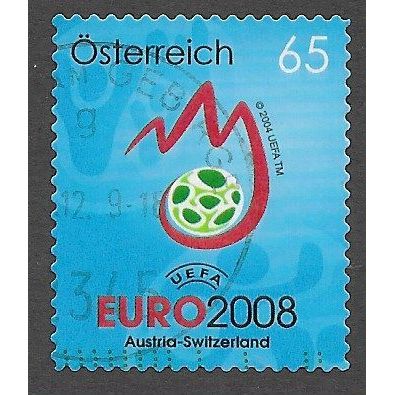 AUT 2008 65c (S/A) 'EURO 2008 FOOTBALL ' FINE USED (EBID73-331)