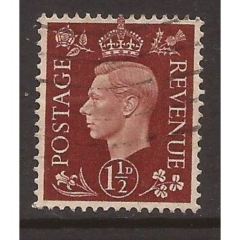 1937-47 1 1/2d brown, used, SG 464 #6
