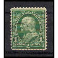 Used 279 1c Benjamin Franklin Average Plus RA1439