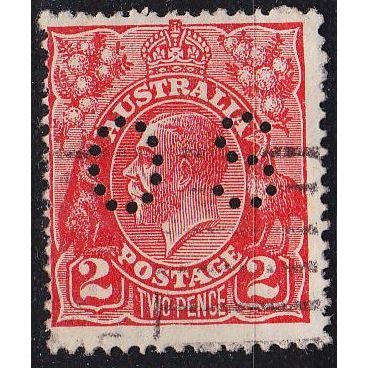 AUSTRALIEN AUSTRALIA [Dienst Lochung] MiNr 0065 C ( O/used )