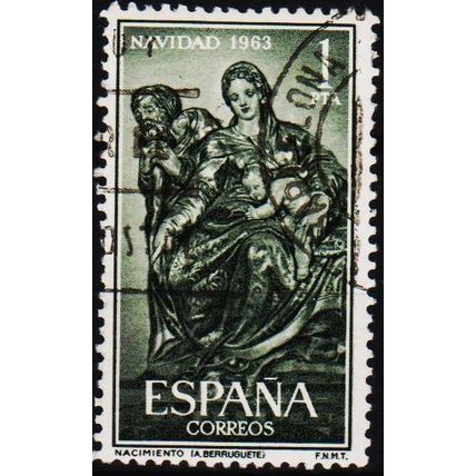 Spain.. 1963 1p S.G.1596 Used