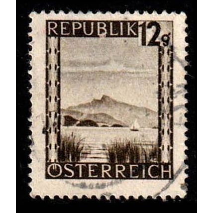 Austria 1945 Landscapes 12g Used Stamp.