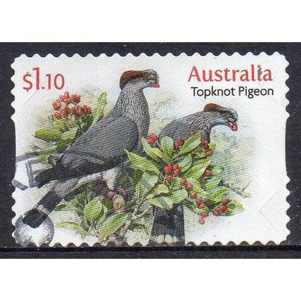 Australia 2021 Doves & Pigeons - Topknot Pigeon $1.10 s/a Used