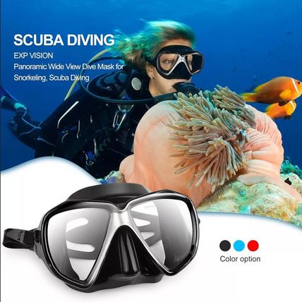NEW! EXP Vision Snorkel Diving Mask - Black Size Small / Child