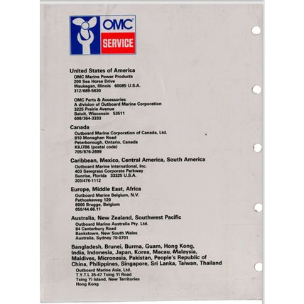 Johnson Evinrude 120 140 200 225 300 Outboards Service Manual 1988 507758 PDF
