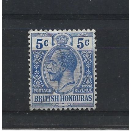 BritishHonduras.SG104 5c Bright Blue.Fine Used.Jan25