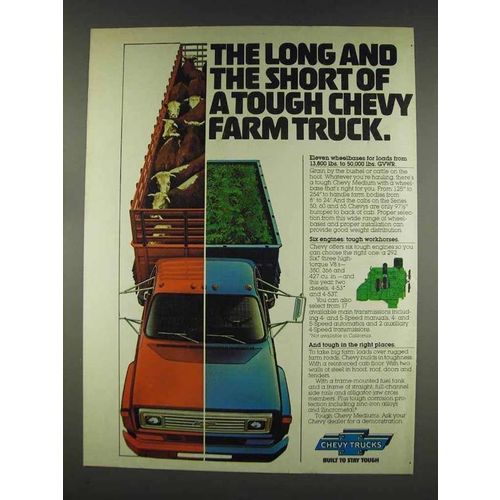 1978 Chevy Trucks Ad - Long and Short of Farm Truck