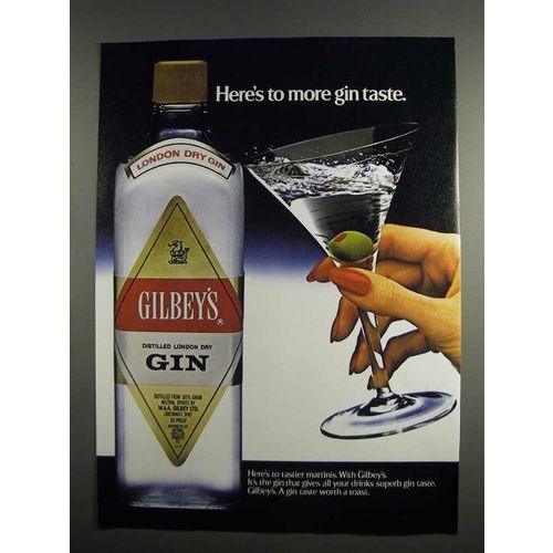 1984 Gilbey's Gin Ad