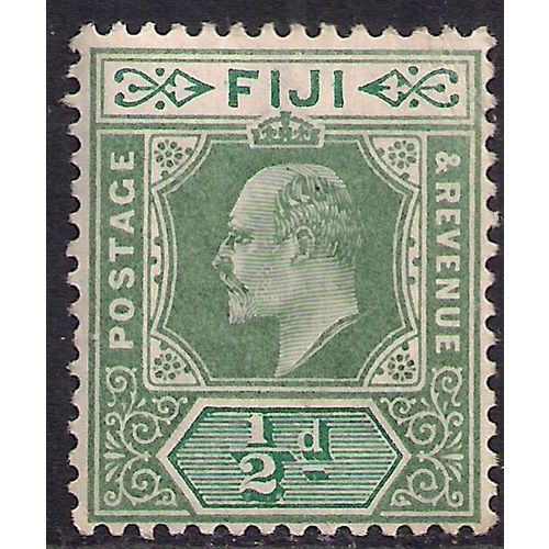 Fiji 1906 - 12 KEV11 1/2d Green Umm SG 118 ( G969 )