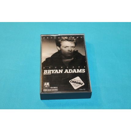 Reckless Bryan Adams Cassette Tape 1991 Chrome Summer of 69 Run to You