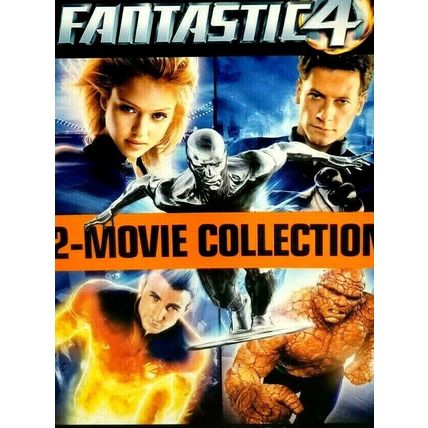 Fantastic Four & Rise of the Silver Surfer (DVD, 2007, 2-Disc Set) (L53)