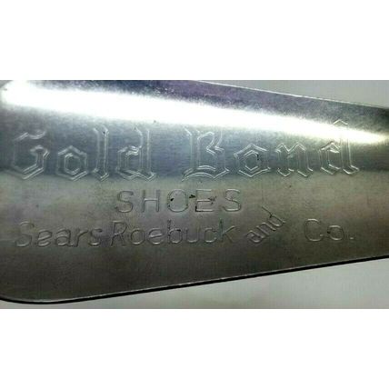 Vintage Gold Bond Sears Roebuck Advertisement Shoehorn (B75)