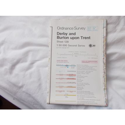 O.S MAP DERBY / BURTON UPON TRENT O S (21/01)