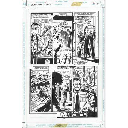 Batman: Blackgate Isle of Men #1 p5 (1998) Aparo Cataclysm Guard Beats Inmate