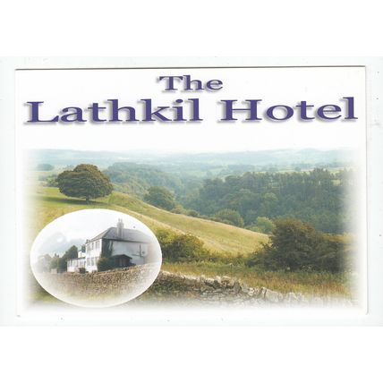 The Lathkil Hotel Over Haddon Bakewell Postcard Derbyshire