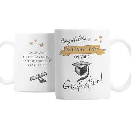 Graduation mug for daughter son children girlfriend boyfriend congratulations