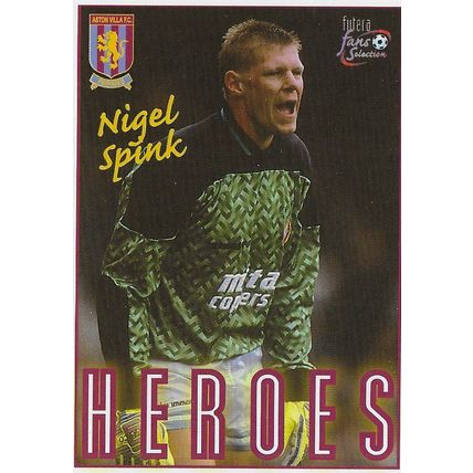 Futera's Aston Vila 1997-98 Fans' Selection: Heroes - No. 77, Spink